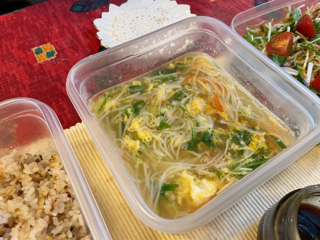 料理教室マンツーマン素麺かきたま汁