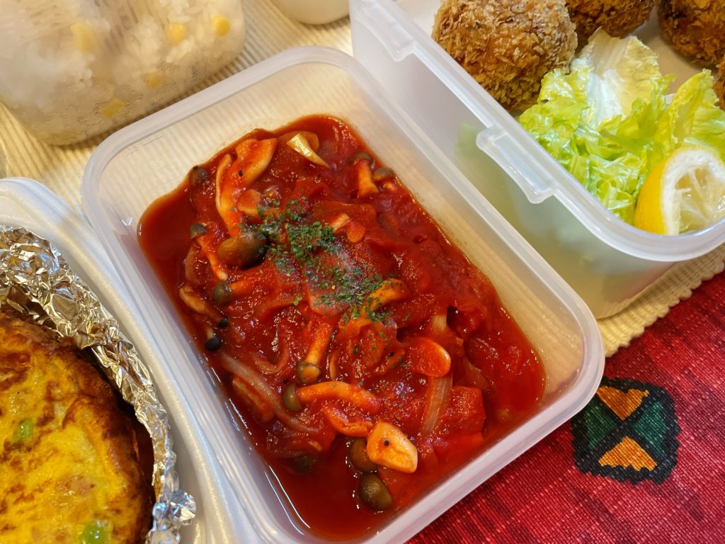 料理教室マンツーマンガーリックトマトソース
