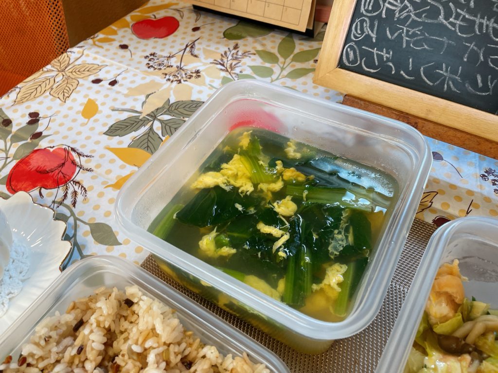 料理教室マンツーマンかきたま汁