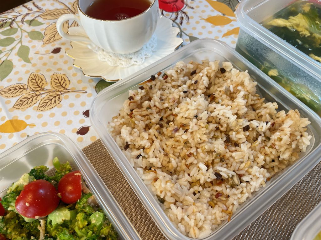 料理教室マンツーマン雑穀米ごはん