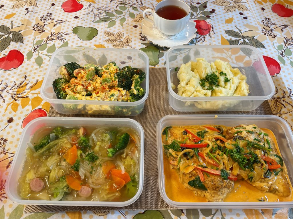 料理教室マンツーマンチキンクリーム煮セット