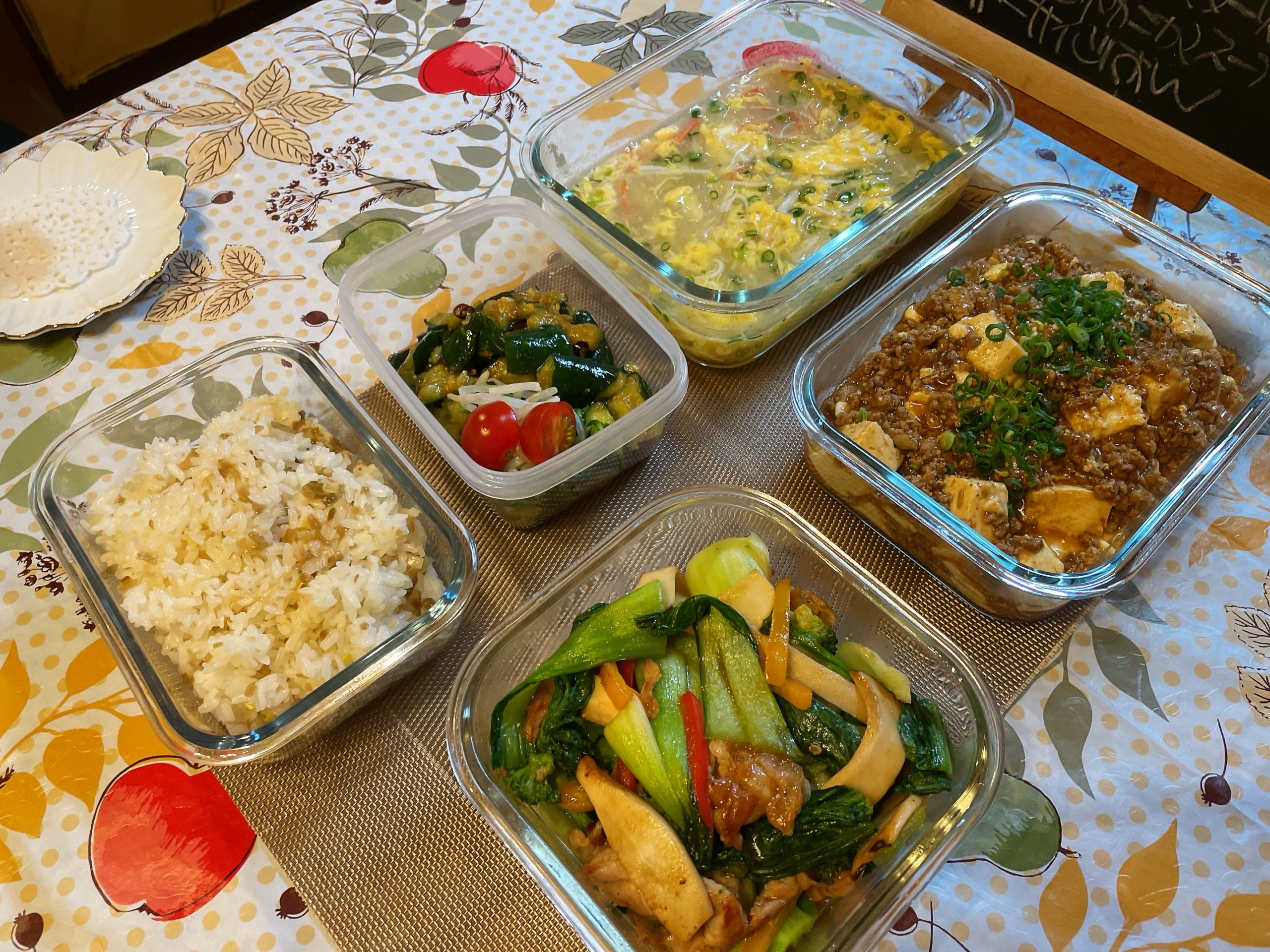 料理教室マンツーマン麻婆豆腐セット