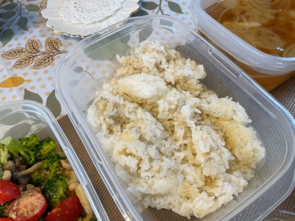 料理教室マンツーマンじゃこ胡麻ごはん