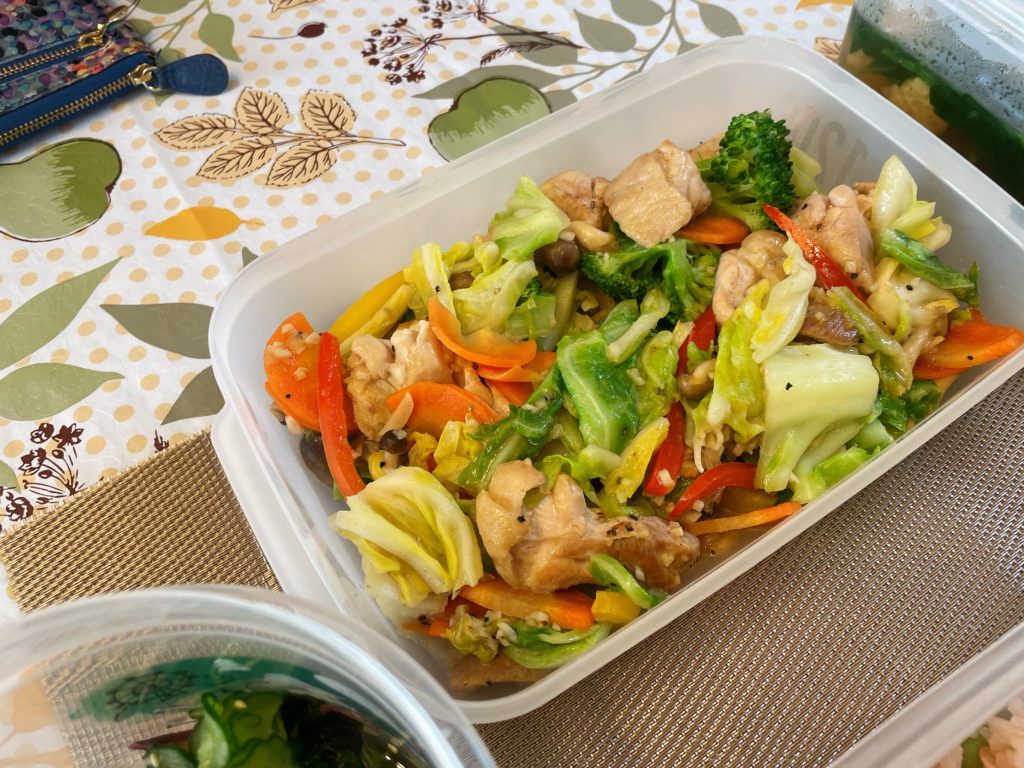 料理教室マンツーマンチキンキャベツソテー