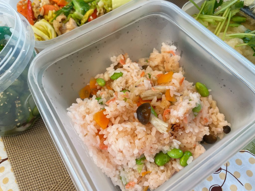 料理教室マンツーマン桜えび炊き込みご飯