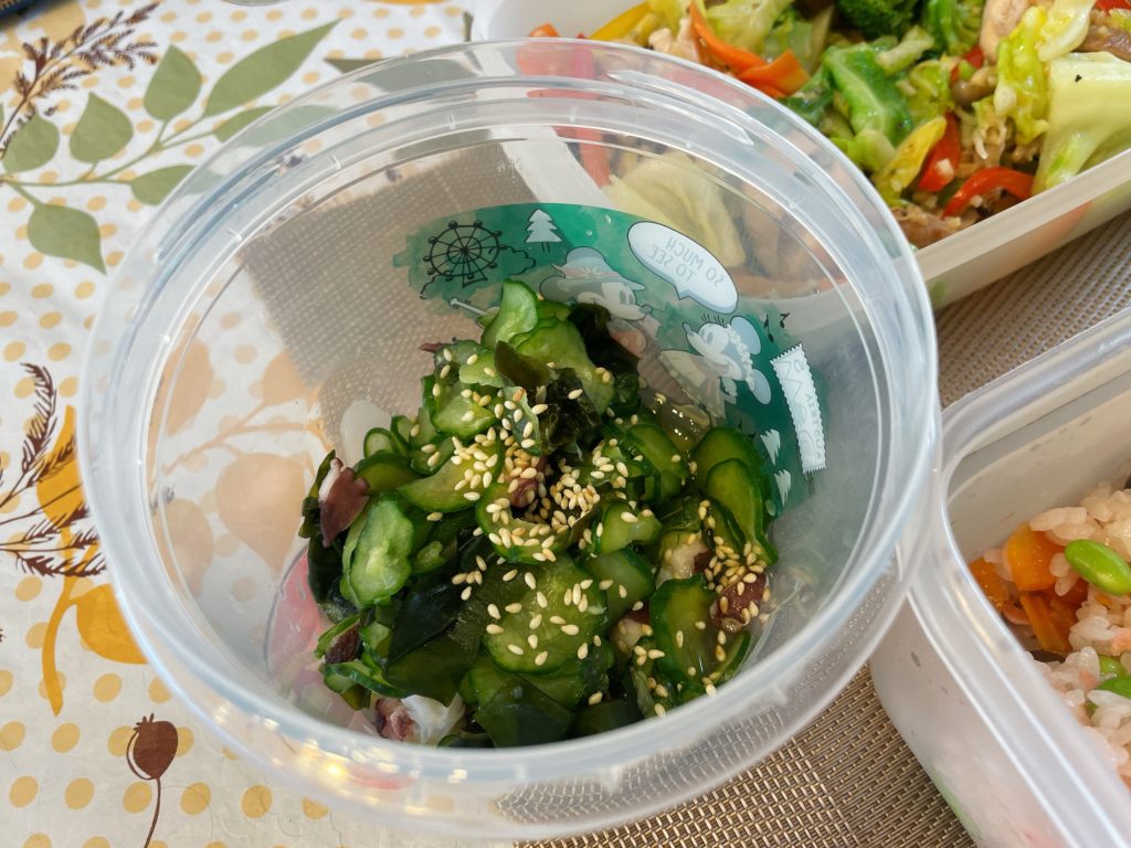 料理教室マンツーマンタコきゅうり酢の物