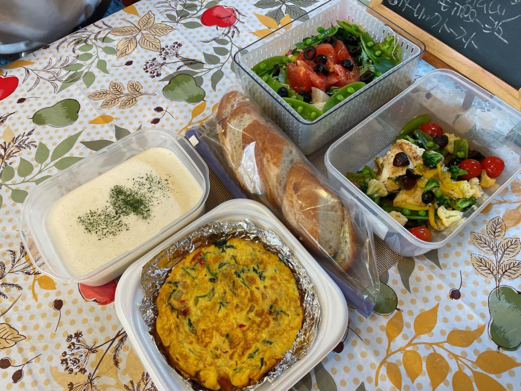 料理教室マンツーマン鯛野菜ソテーセット