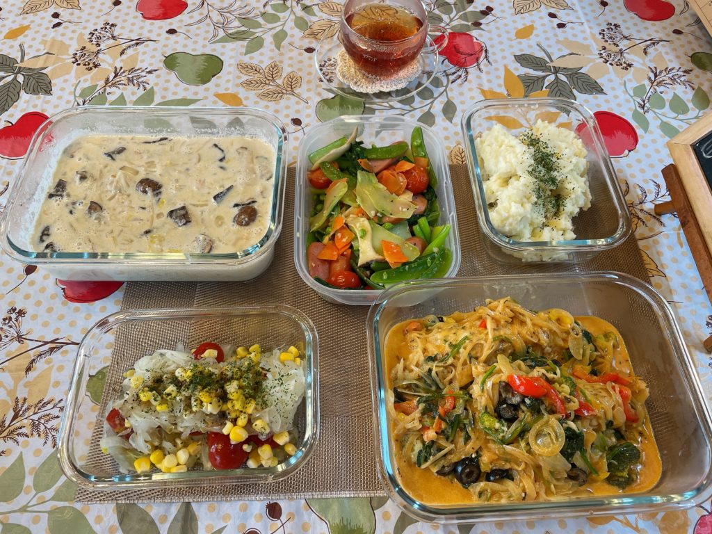 料理教室マンツーマンチキンハーブクリーム煮セット