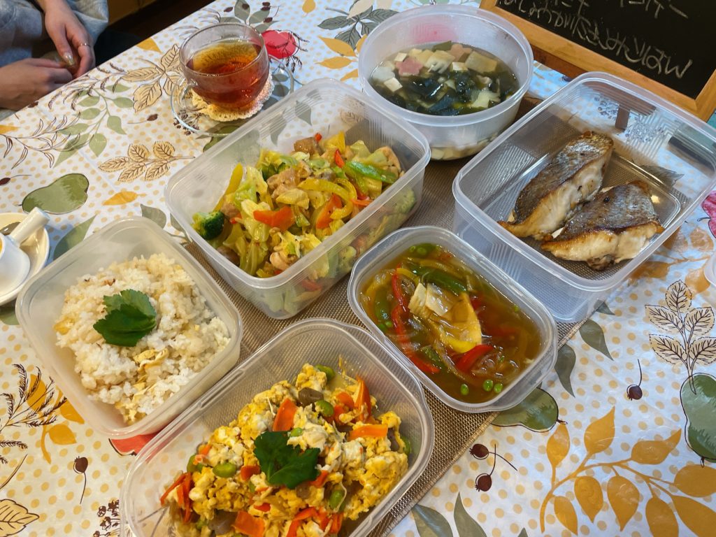 料理教室マンツーマン鯛春野菜あんかけセット