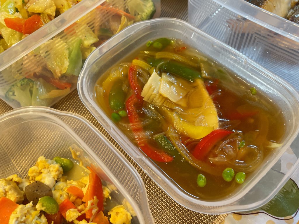 料理教室マンツーマン春野菜あん