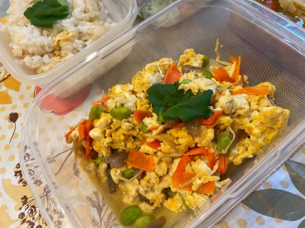 料理教室マンツーマン煎り豆腐