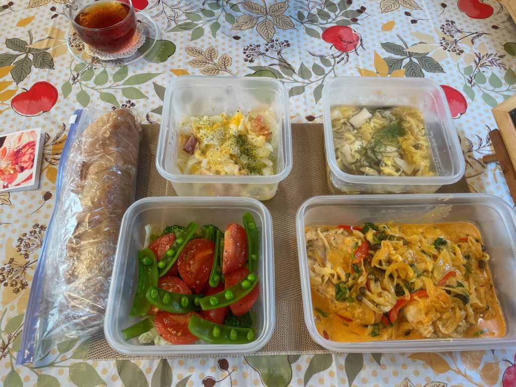 料理教室マンツーマンチキンハーブクリーム煮セット