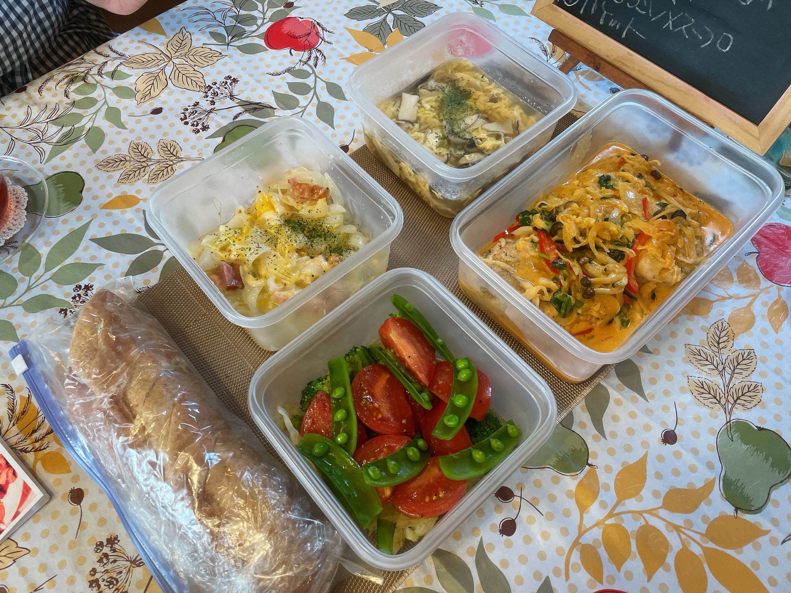 料理教室マンツーマンチキンハーブクリーム煮セット