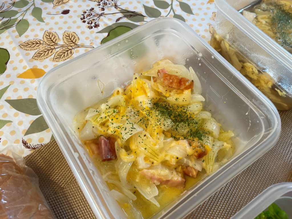 料理教室マンツーマン新玉チーズ焼き