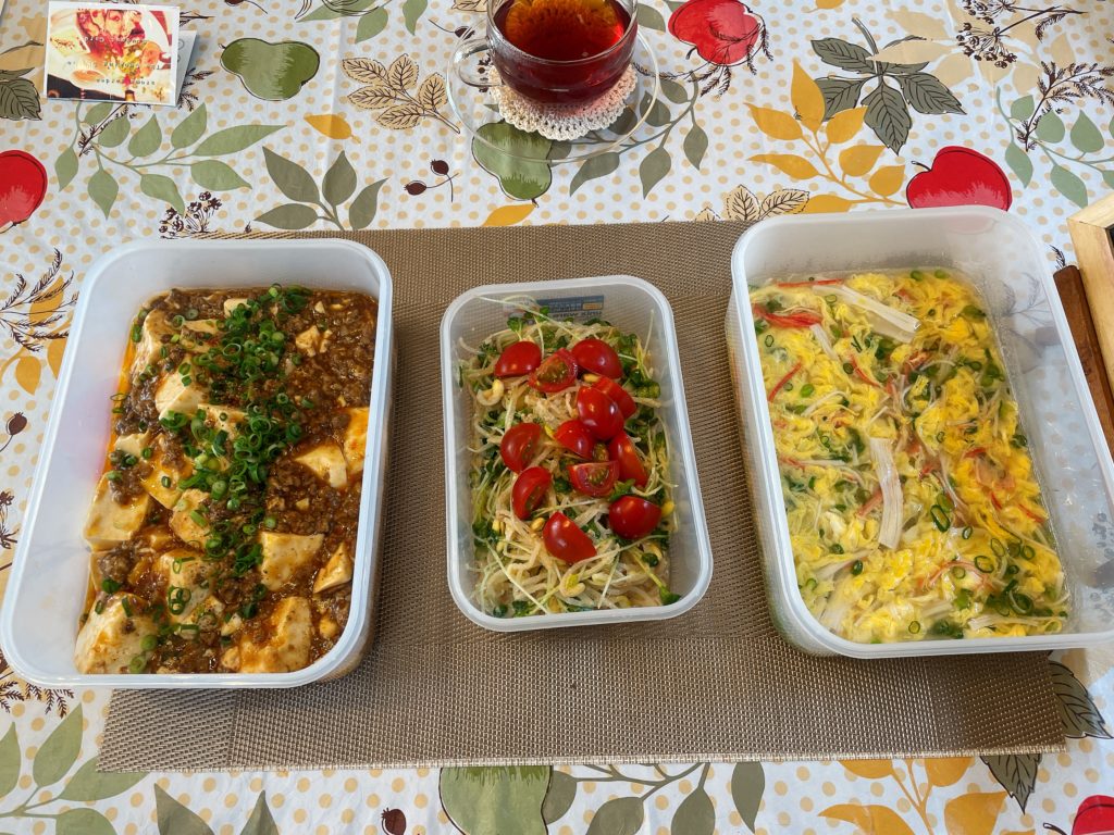 料理教室マンツーマン麻婆豆腐セット