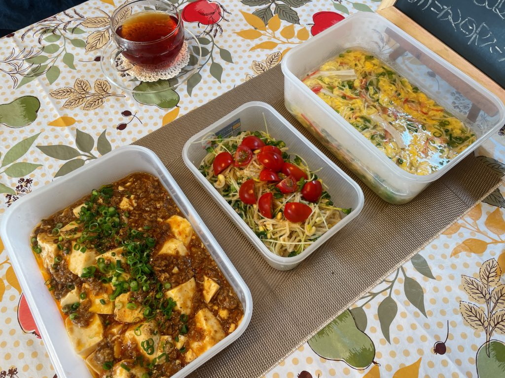 料理教室マンツーマン麻婆豆腐セット