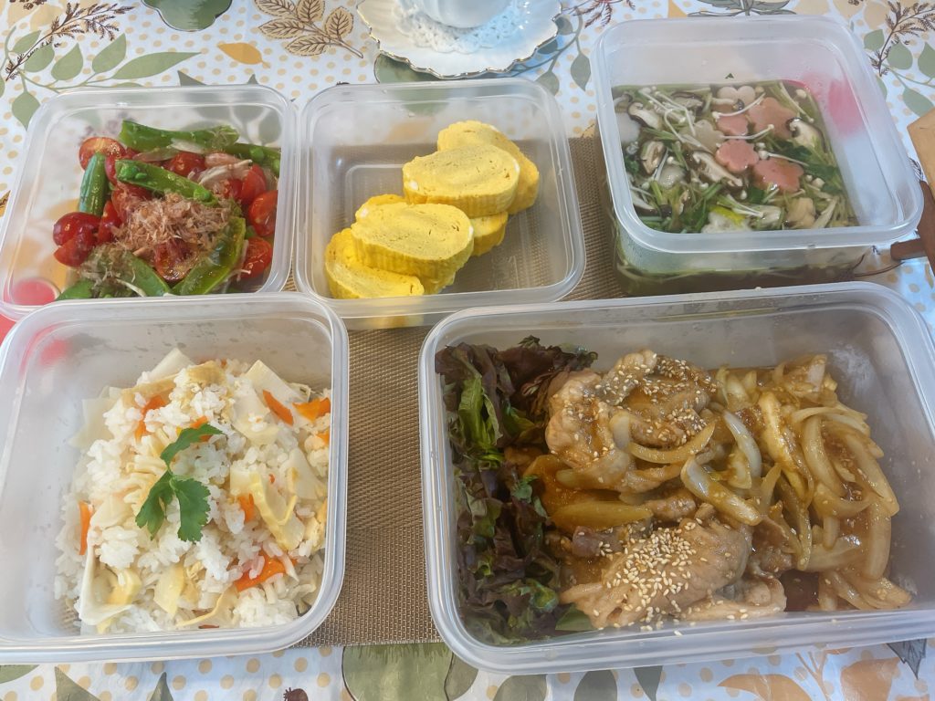 料理教室マンツーマン豚の生姜焼きセット