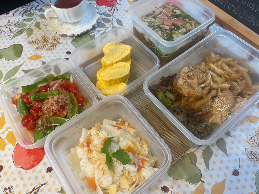 料理教室マンツーマン豚の生姜焼きセット