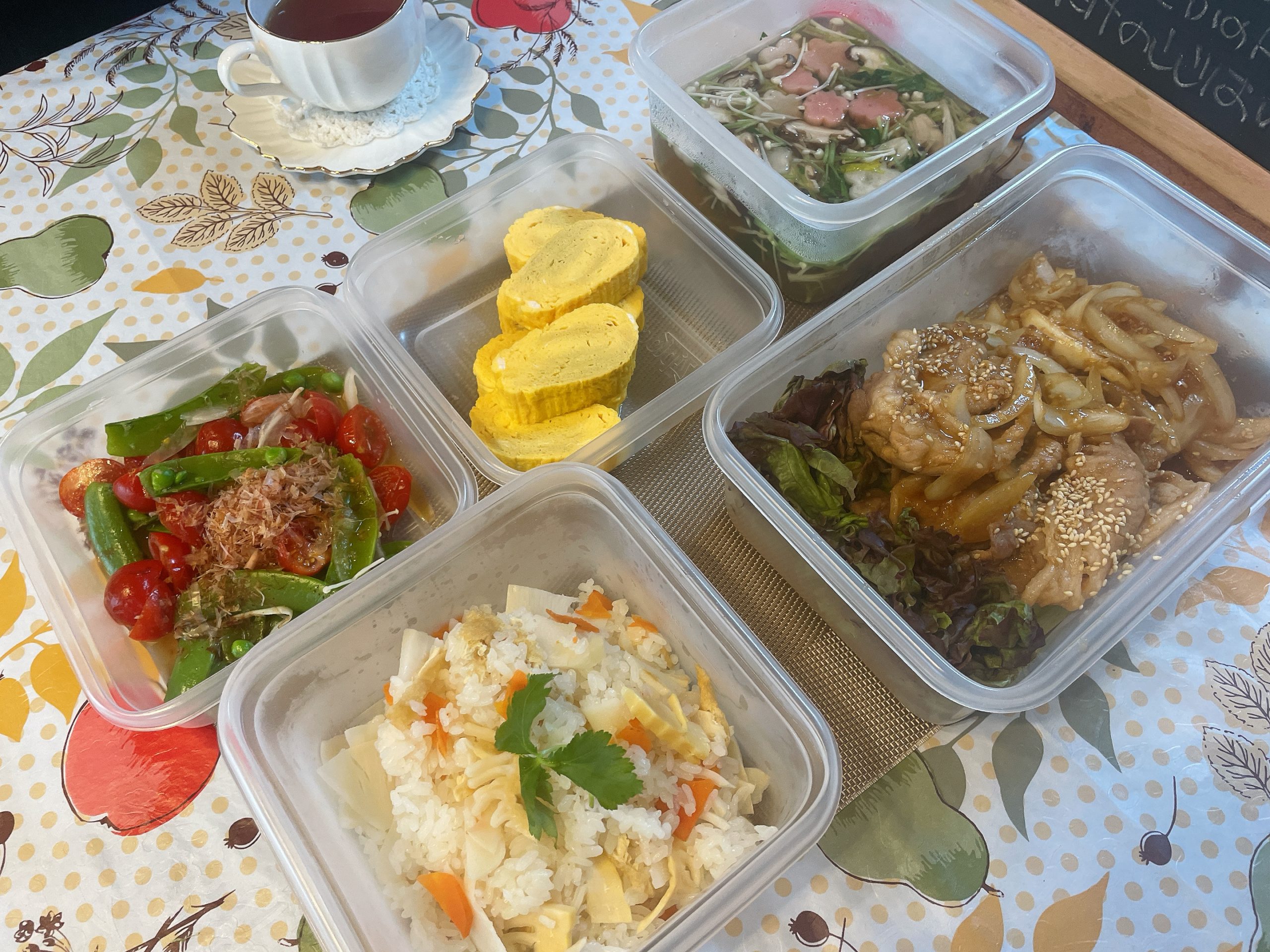 料理教室マンツーマン豚の生姜焼きセット