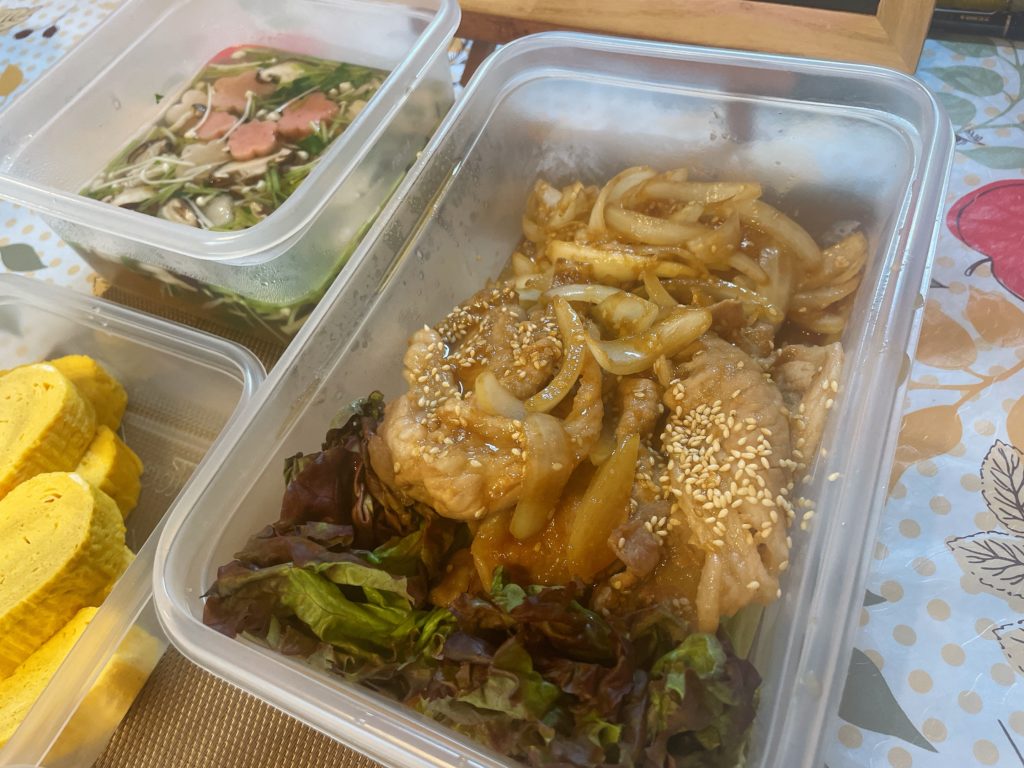 料理教室マンツーマン豚の生姜焼き