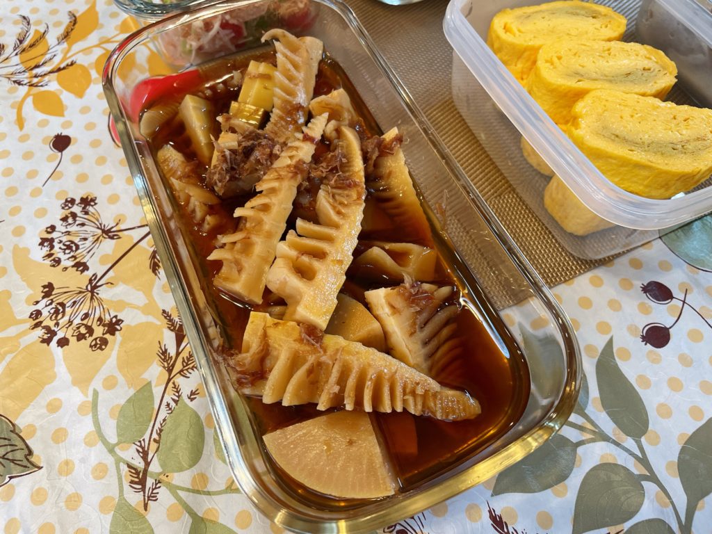 料理教室マンツーマンたけのこ土佐煮