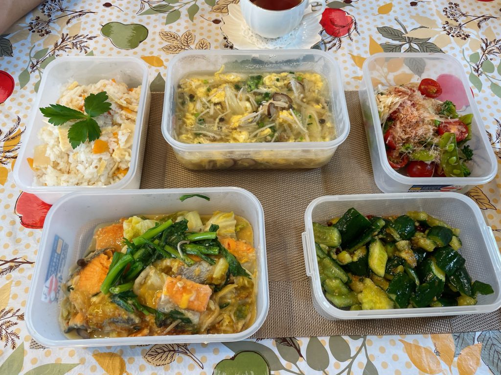 料理教室マンツーマン鮭ちゃんちゃん焼きセット