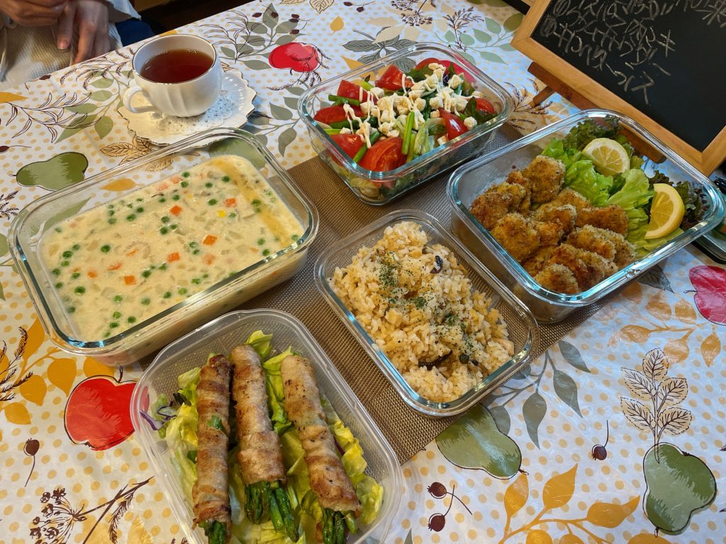 料理教室マンツーマンチキンハーブパン粉焼きセット