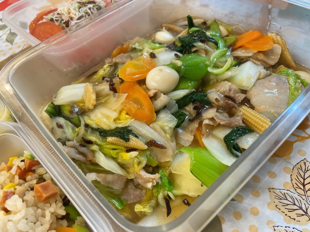 料理教室マンツーマン八宝菜