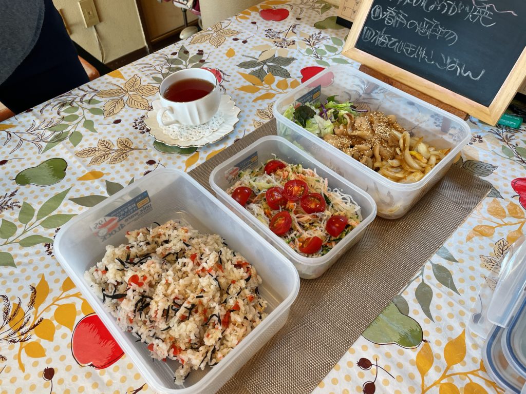 料理教室マンツーマン豚の生姜焼きセット