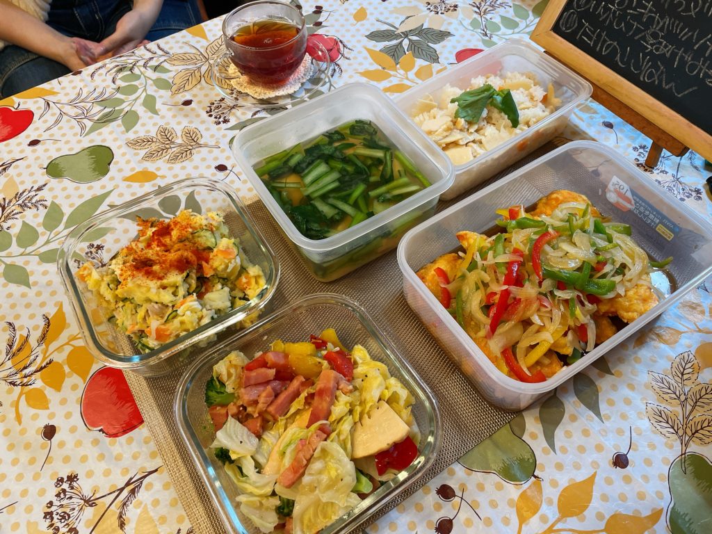 料理教室マンツーマン鮭カラフル南蛮セット