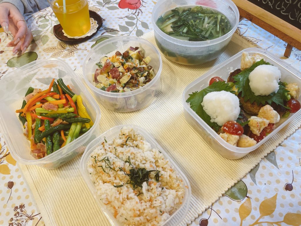 料理教室マンツーマン和風ハンバーグセット