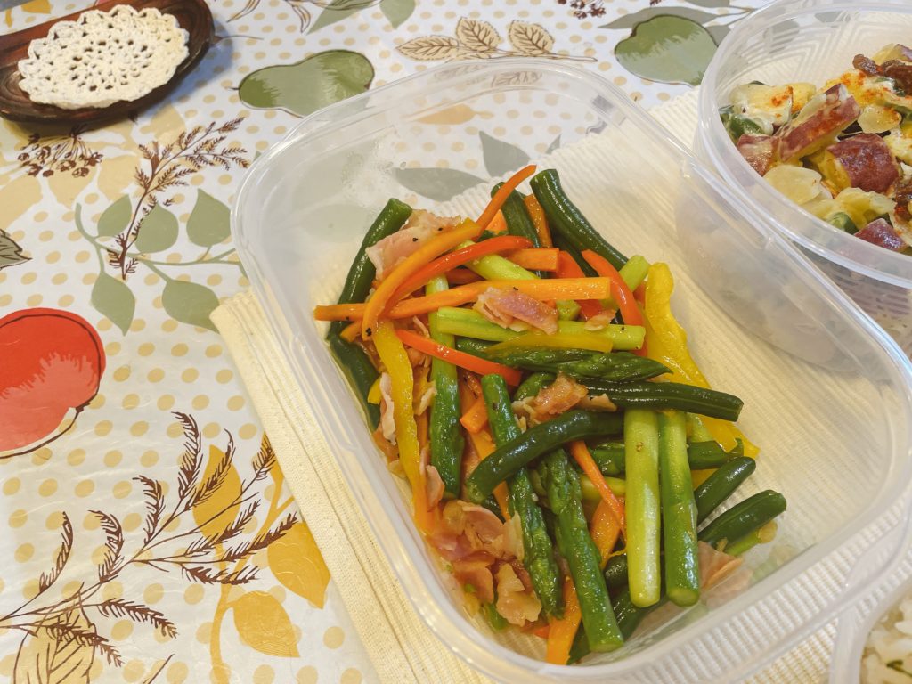 料理教室マンツーマンアスパラソテー