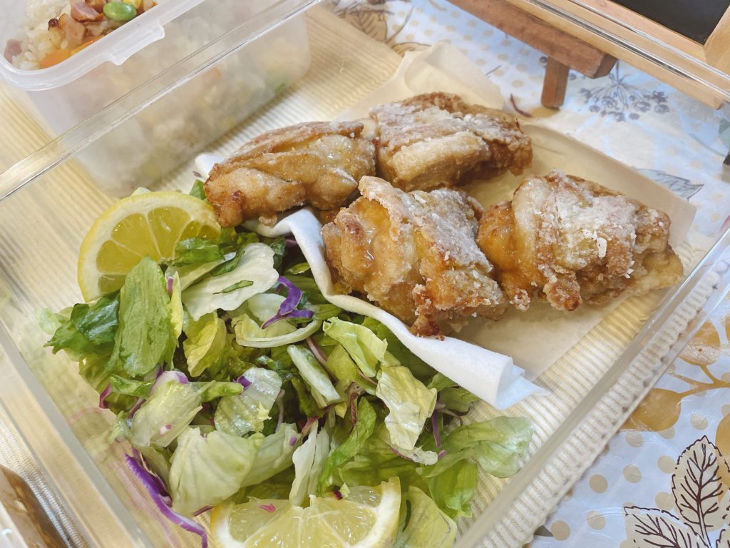 料理教室マンツーマン油淋鶏