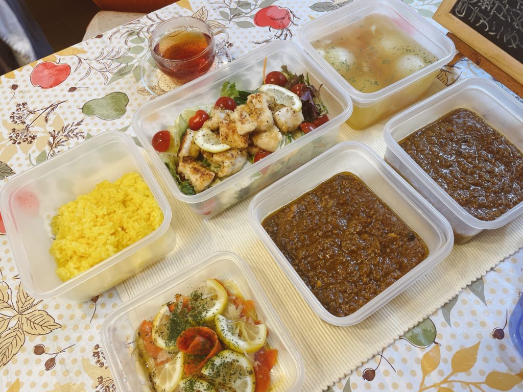 料理教室マンツーマンキーマカレーセット