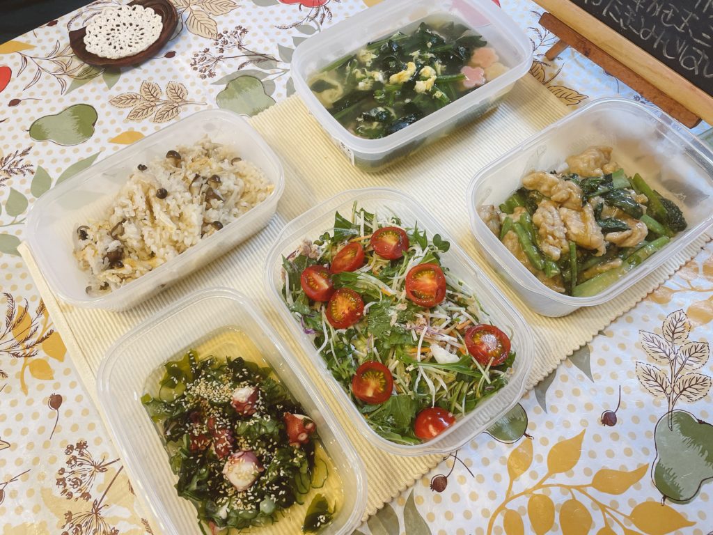 料理教室マンツーマン豚小松菜味噌炒めセット