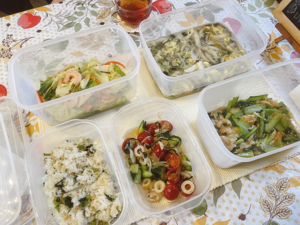 料理教室マンツーマン豚小松菜味噌炒めセット