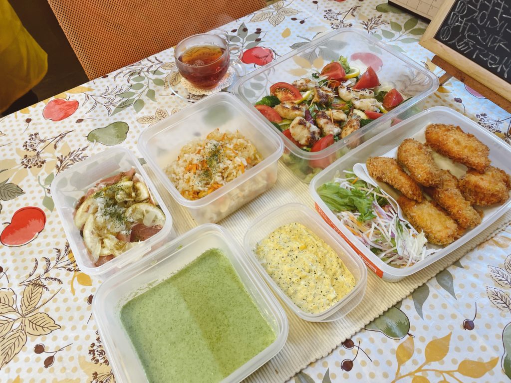 料理教室マンツーマン鮭フライセット