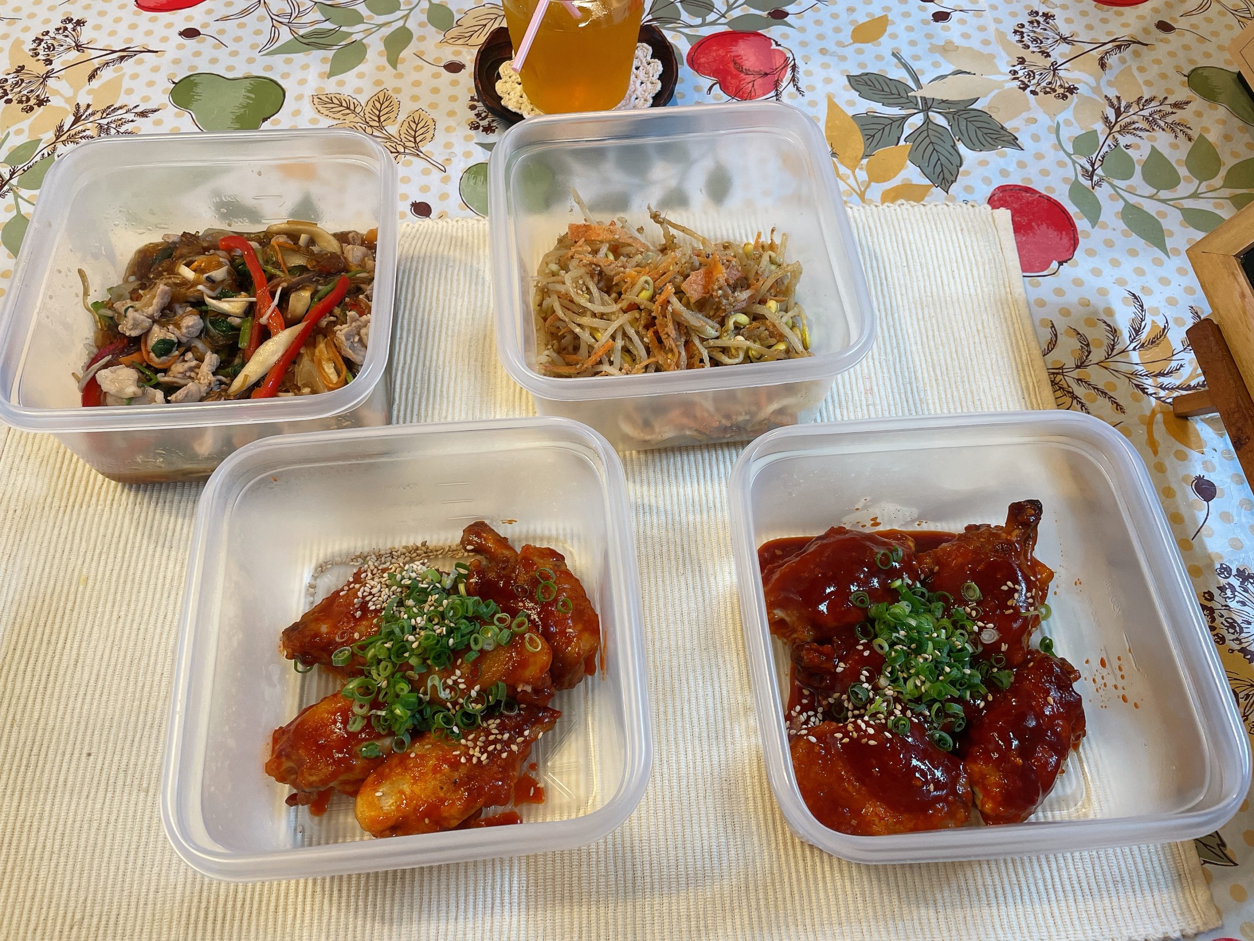 料理教室マンツーマンヤンニョムチキンセット