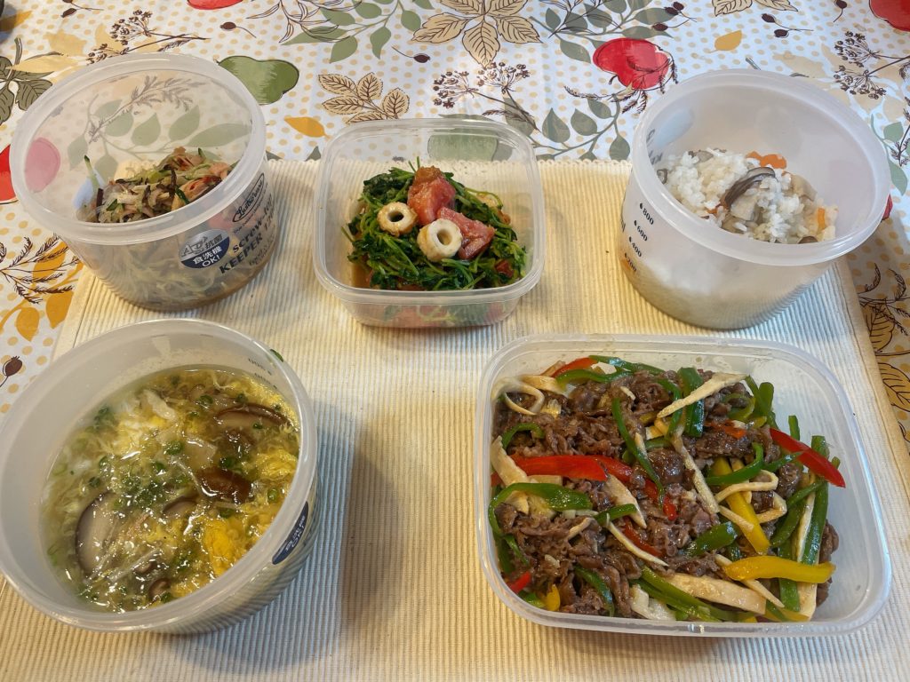 料理教室マンツーマン青椒肉絲風セット