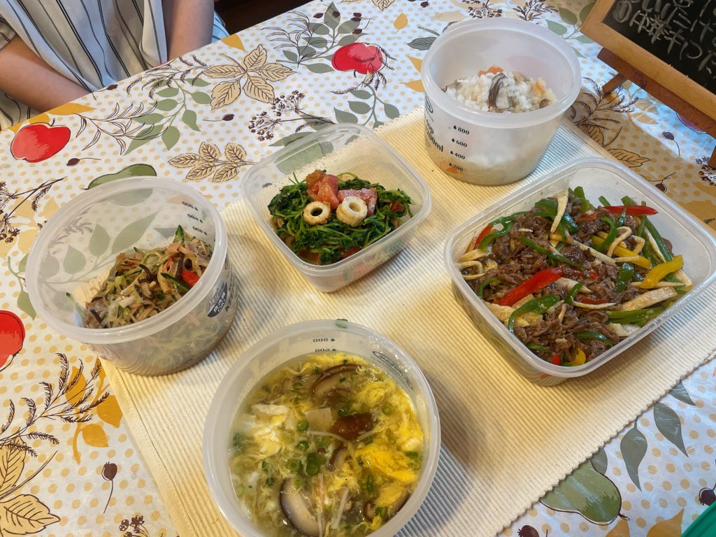 料理教室マンツーマン青椒肉絲風セット