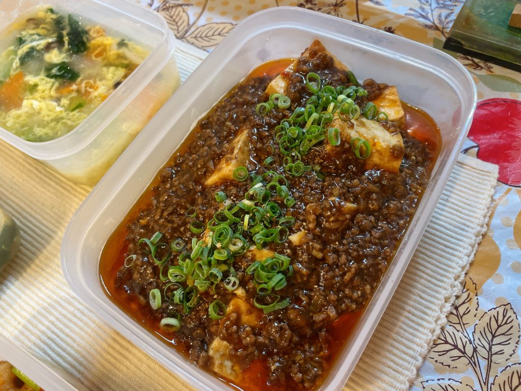 料理教室マンツーマン麻婆豆腐