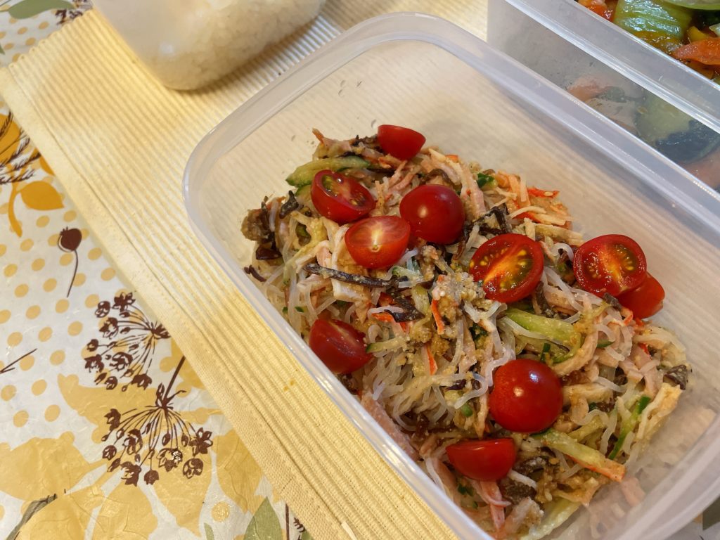 料理教室マンツーマン春雨和え物