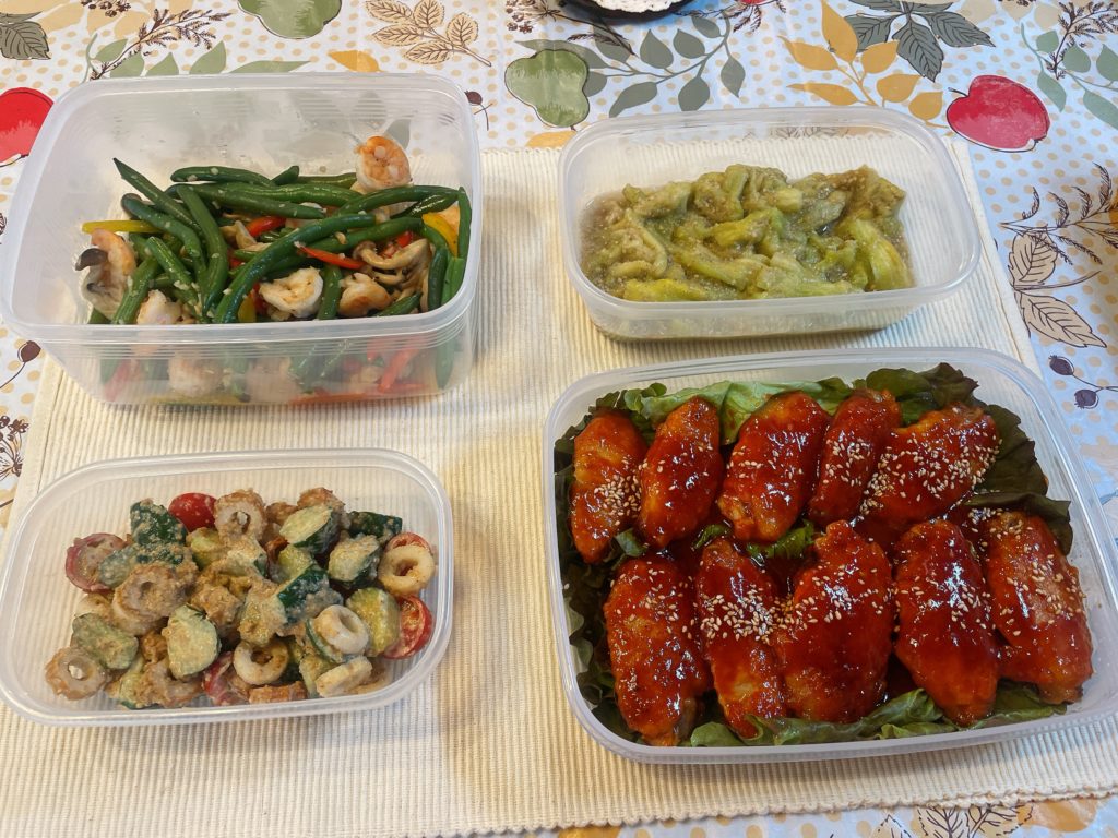 料理教室マンツーマンヤンニョムチキンセット