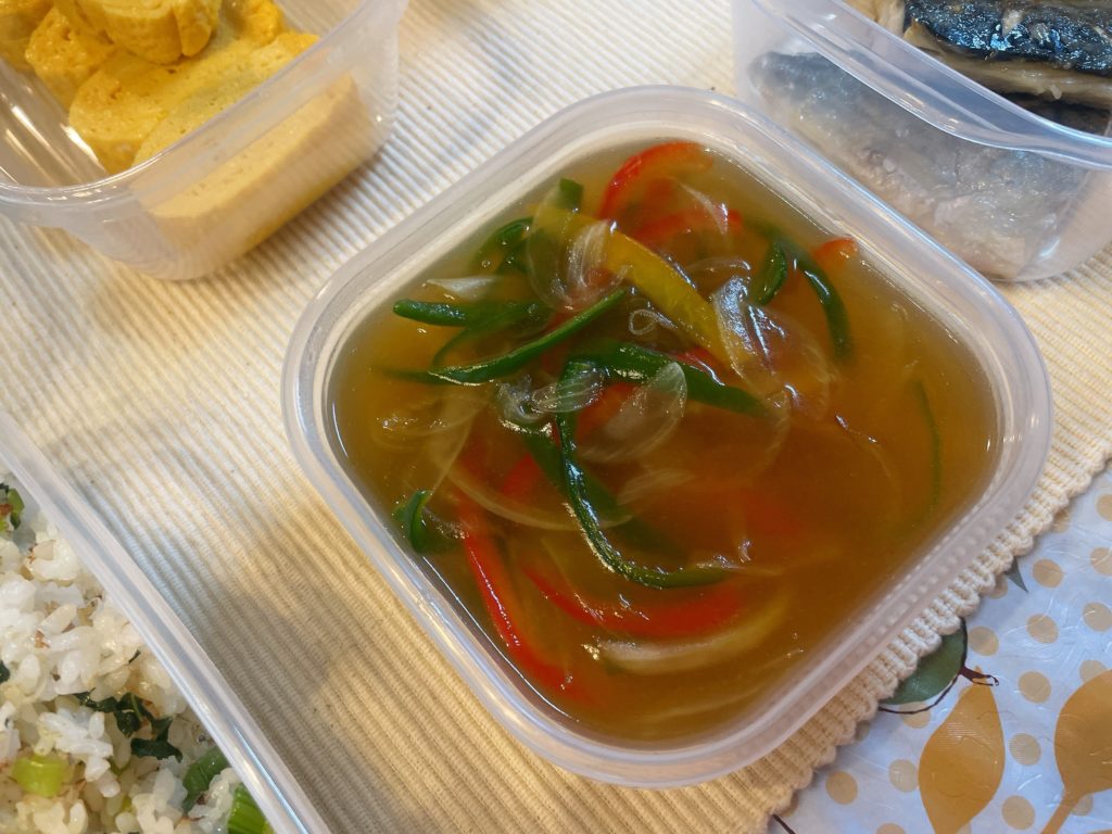 料理教室マンツーマンカラフル野菜あん