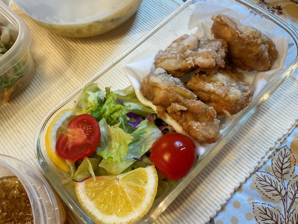 料理教室マンツーマン油淋鶏