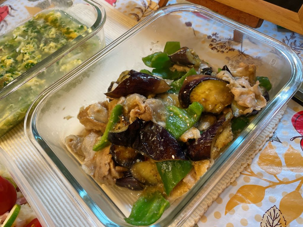 料理教室マンツーマン茄子味噌