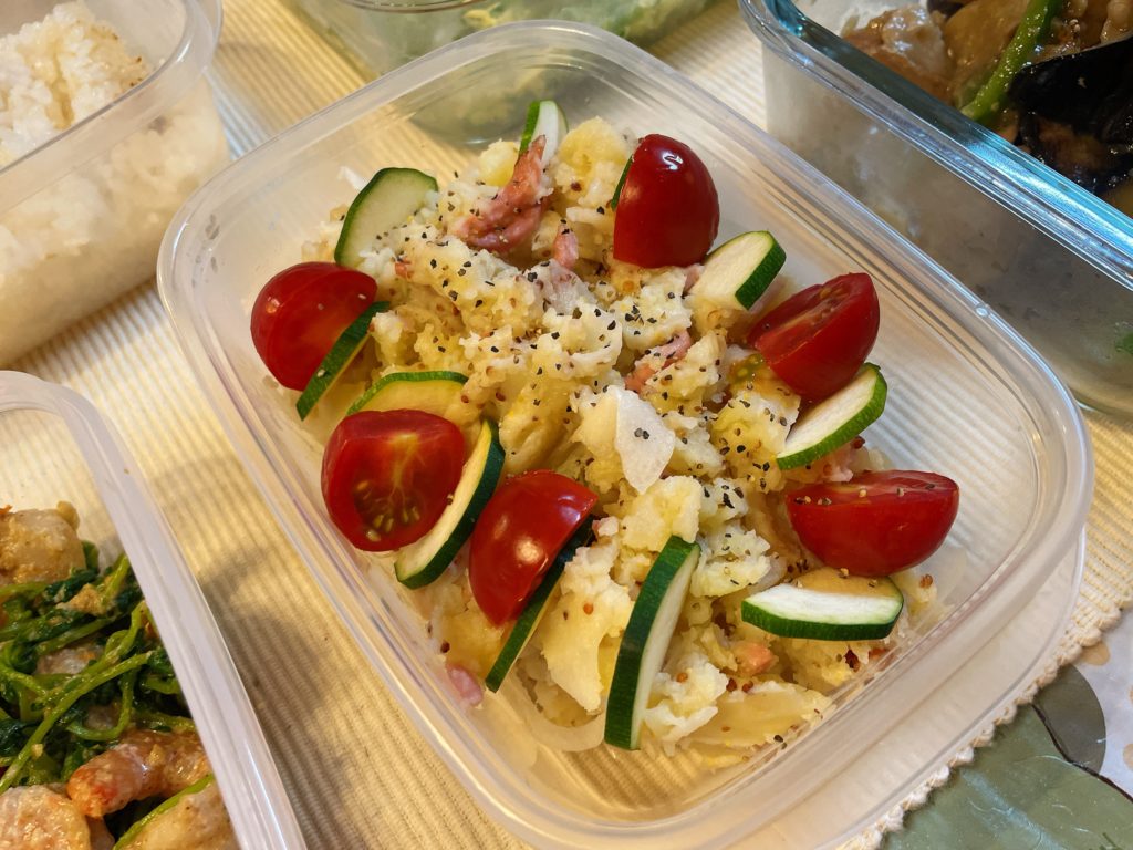 料理教室マンツーマンポテトサラダ