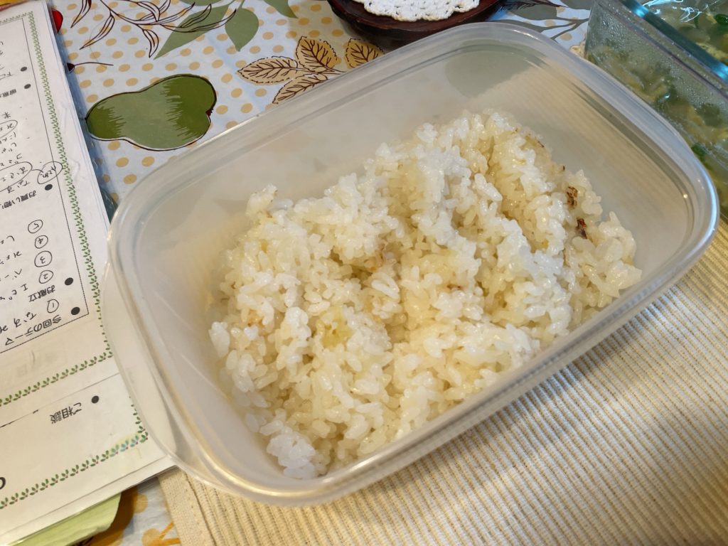 料理教室マンツーマン生姜ごはん