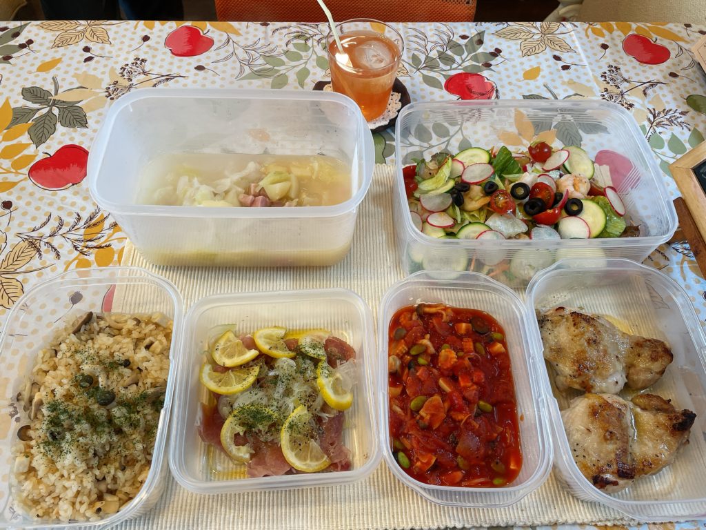 料理教室マンツーマンチキンガーリックトマトソースセット