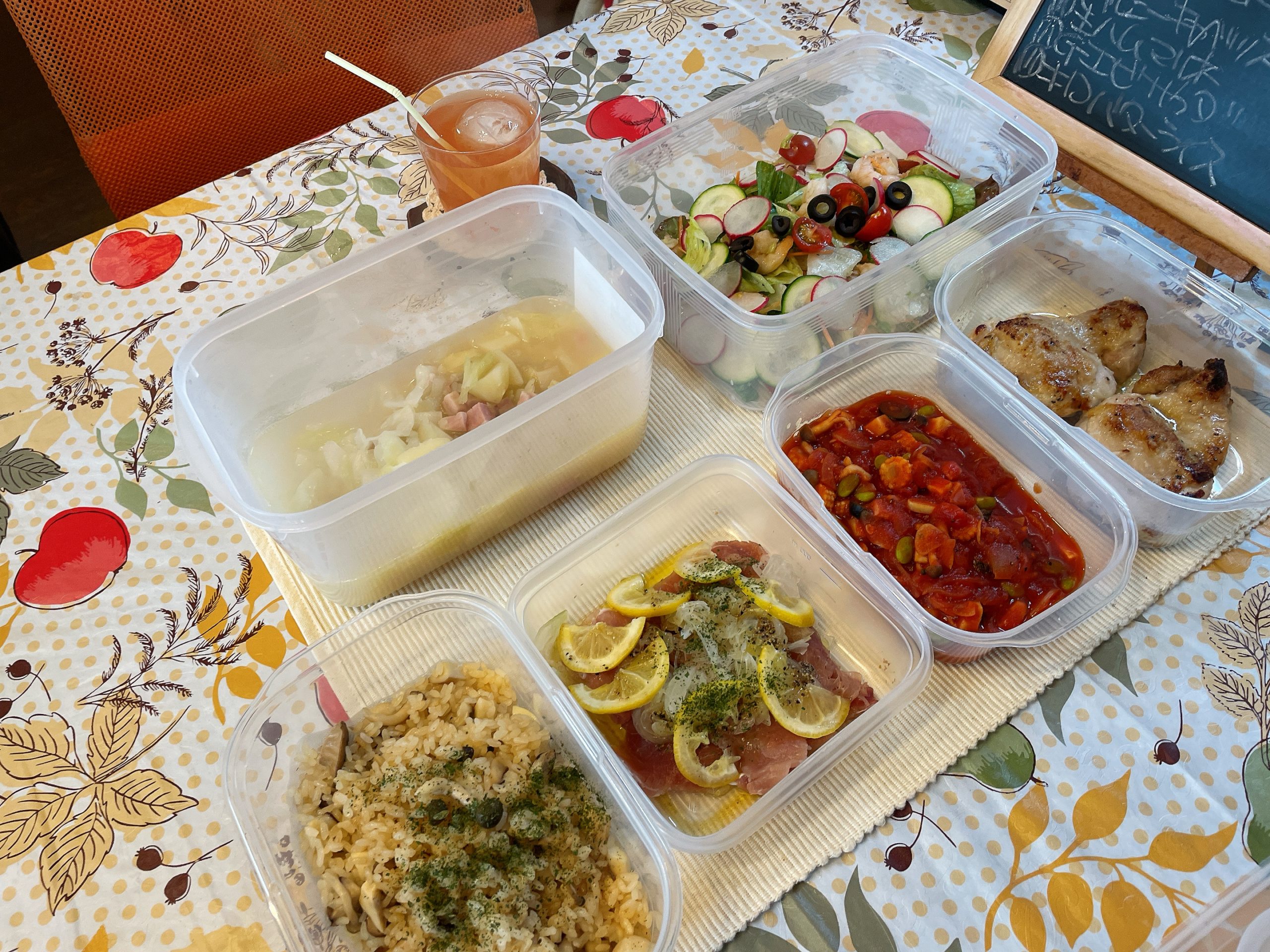 料理教室マンツーマンチキンガーリックトマトソースセット